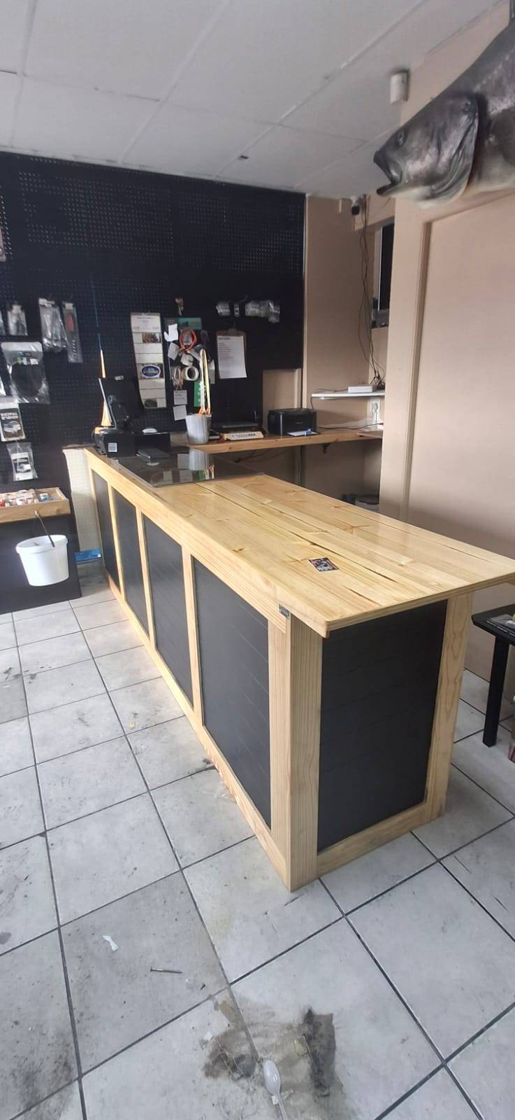 Wooden Counter